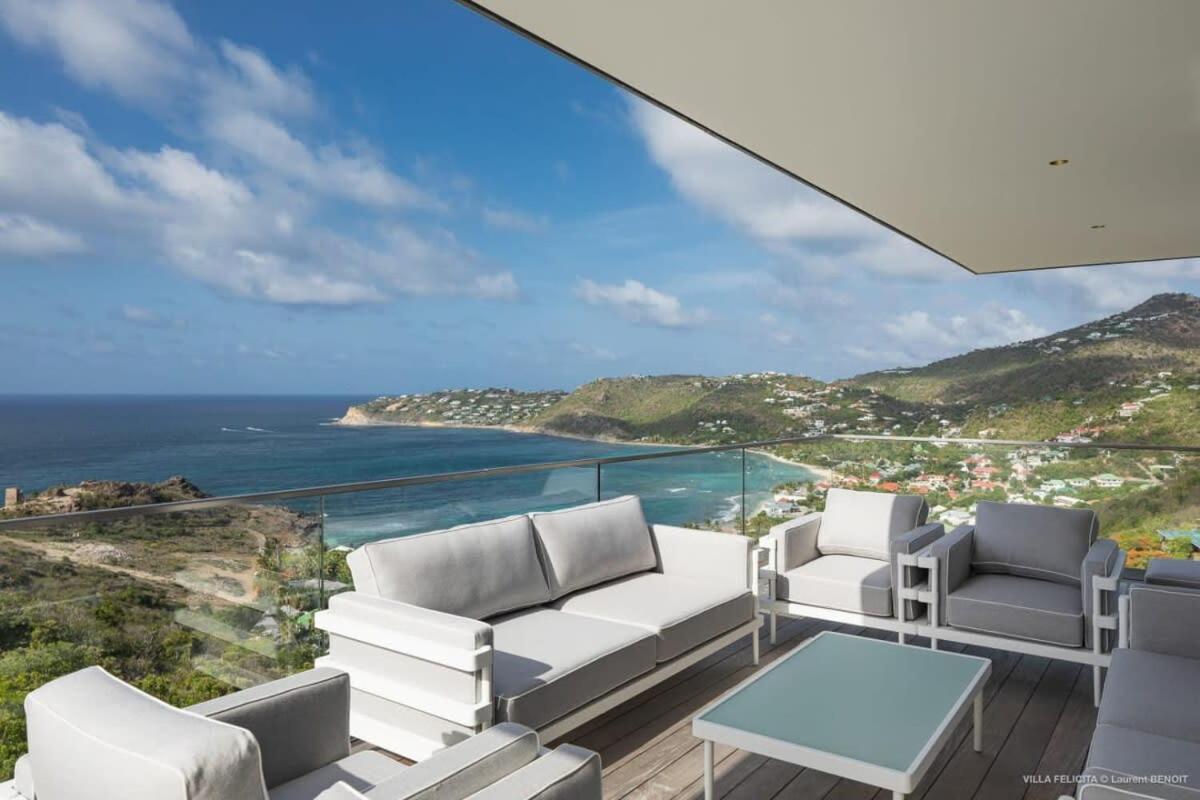 On A Hill Side Villa With Superb Amenities St. Barthelemy 외부 사진