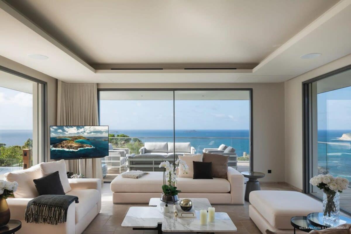 On A Hill Side Villa With Superb Amenities St. Barthelemy 외부 사진