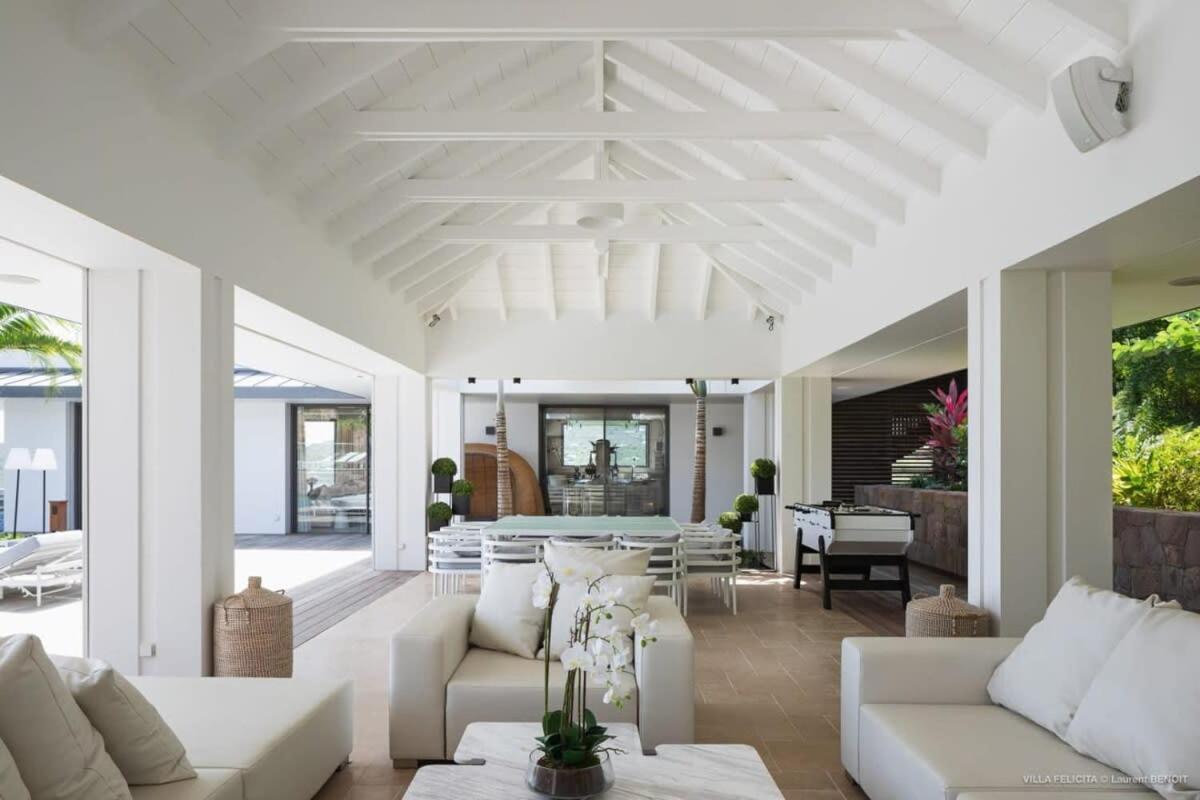 On A Hill Side Villa With Superb Amenities St. Barthelemy 외부 사진