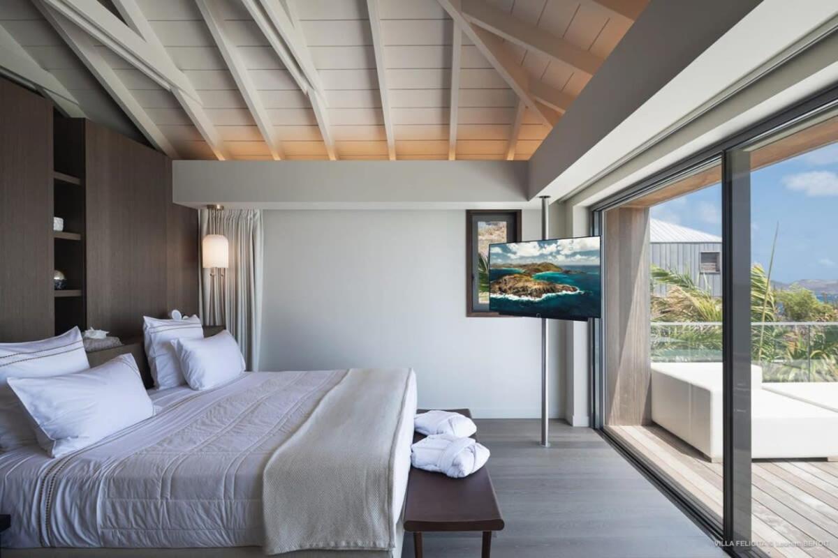 On A Hill Side Villa With Superb Amenities St. Barthelemy 외부 사진