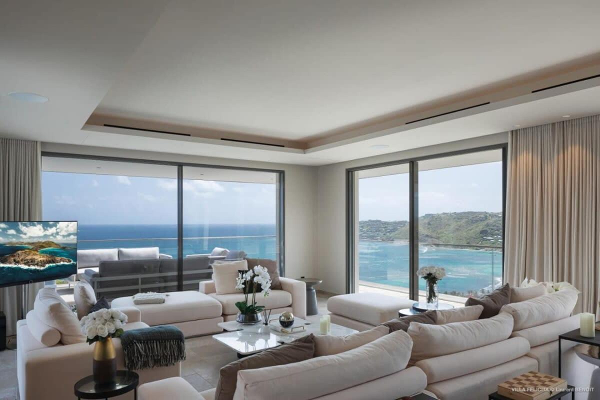 On A Hill Side Villa With Superb Amenities St. Barthelemy 외부 사진