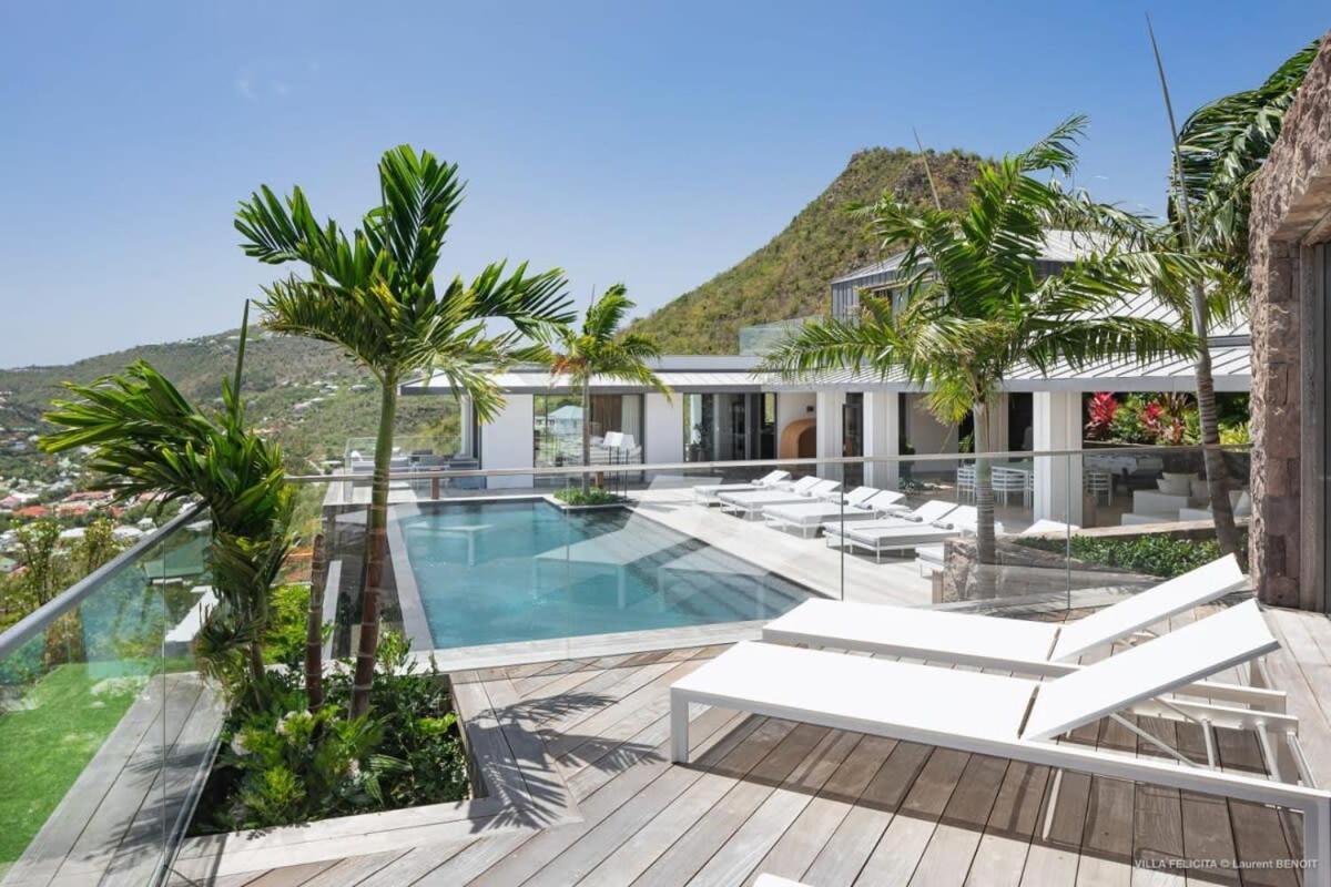 On A Hill Side Villa With Superb Amenities St. Barthelemy 외부 사진
